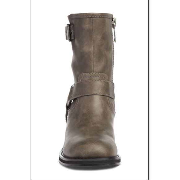 OPEN EDIT Rylan Zip Moto Bootie In Grey Volcano Sz 8 - Picture 3 of 10